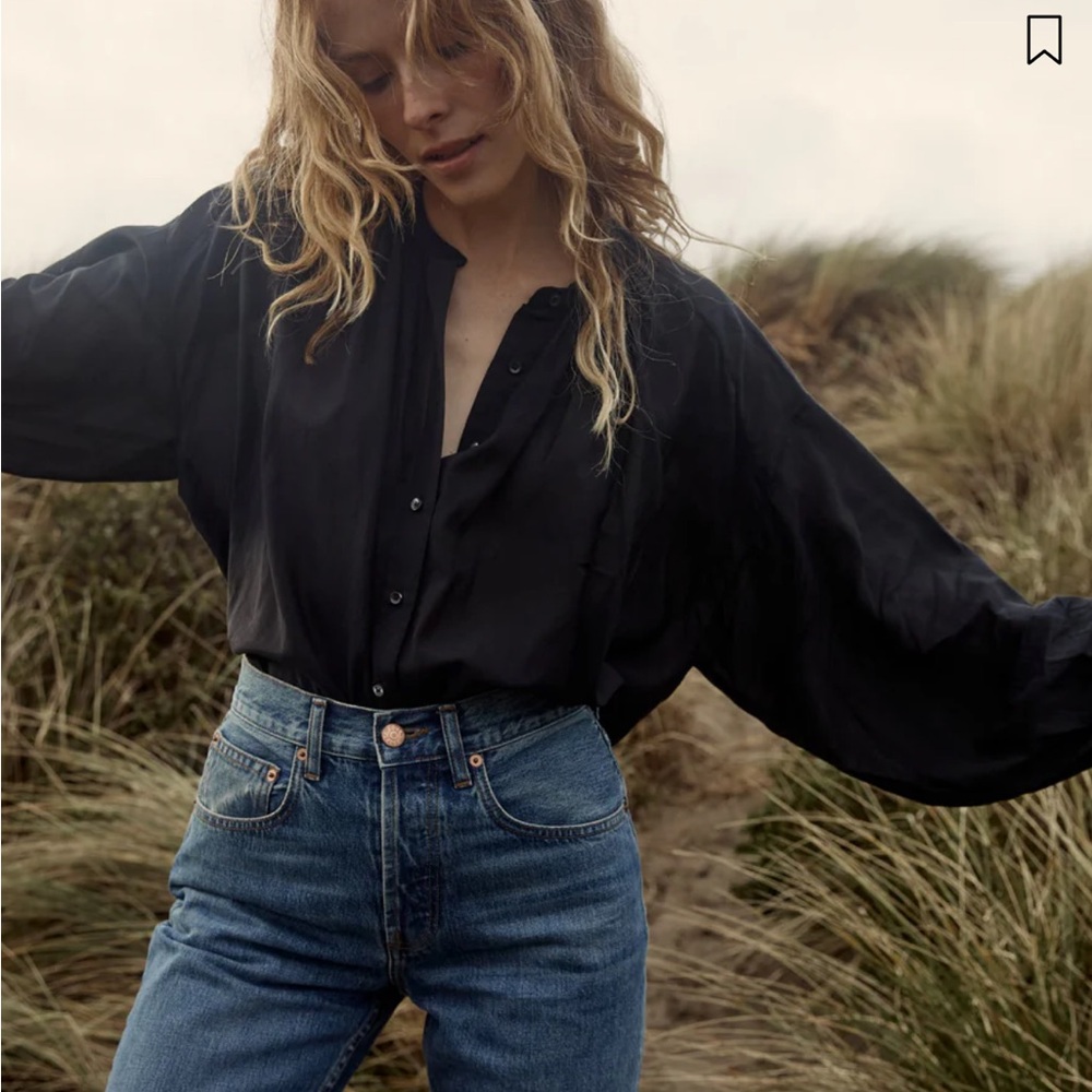 Doen Black Jane Blouse XXS